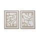 preview thumbnail 2 of 7, Signature Design by Ashley Waldett Beige/White Wall Art (Set of 2)