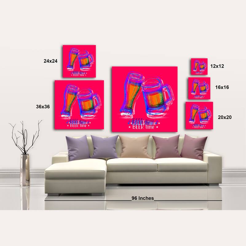 Fine Art Studio "Beer Time 303" by R Bolokofsky Gallery Wrap Canvas