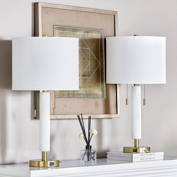 Couture lamps mirrored table lamp deals