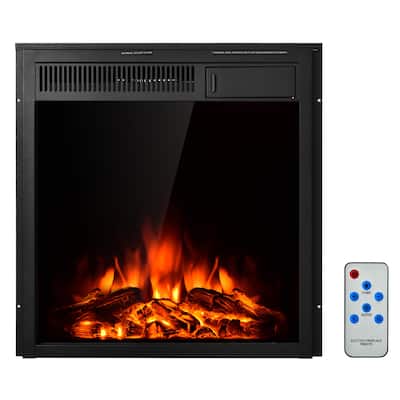 Costway 22.5'' Electric Fireplace Insert Freestanding & Recessed