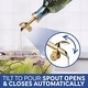 preview thumbnail 40 of 196, COOK WITH COLOR Glass Olive Oil Bottle Dispenser - 2 Pack- 17oz Oil and Vinegar Carafe Decanter