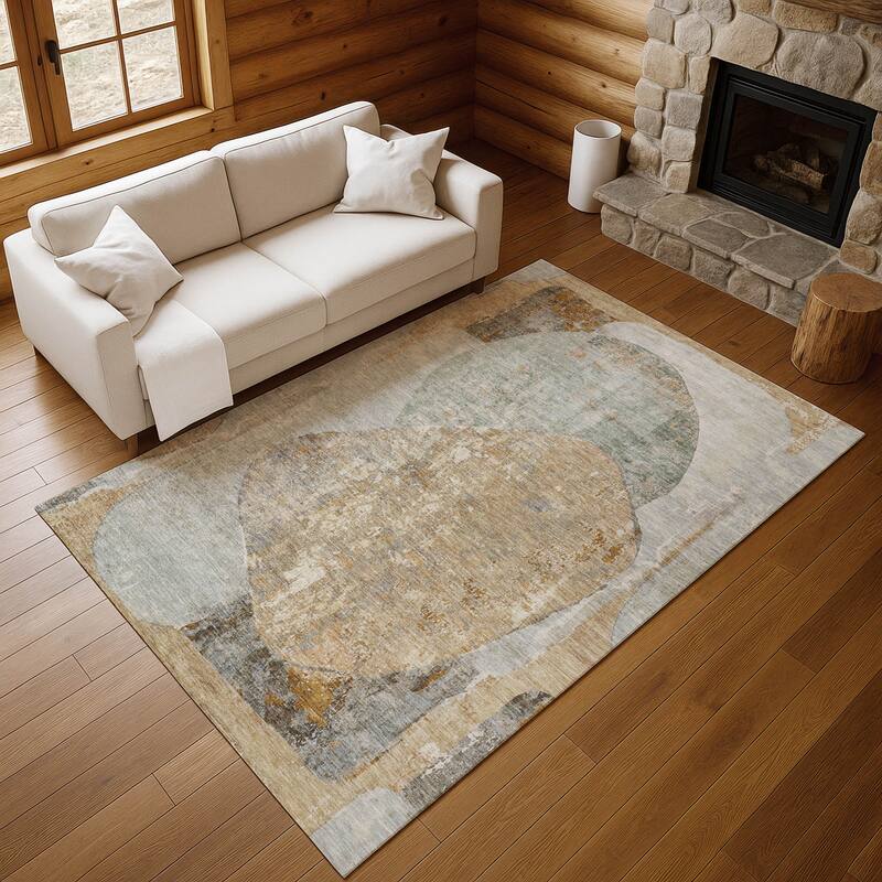 Premium Washable Super Soft Abstract Modern Mayfield Rug