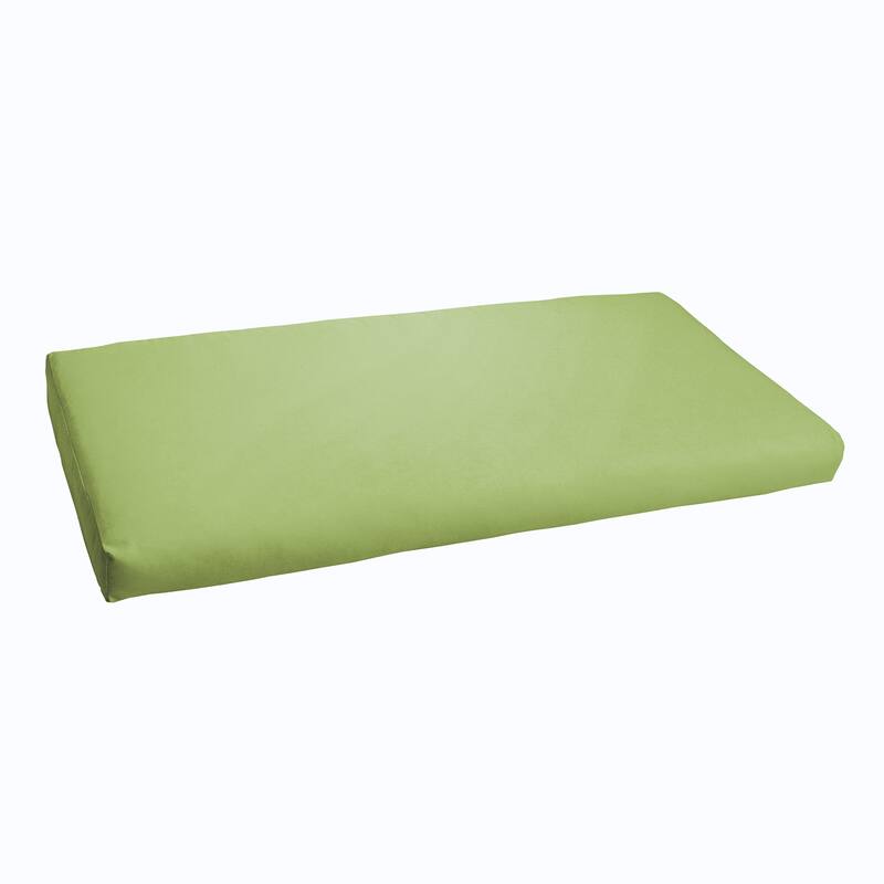 Sorra Home Outdoor Round Front Deep Seating Cushion - Apple Green - 29 in W x 27 in D x 5 in H