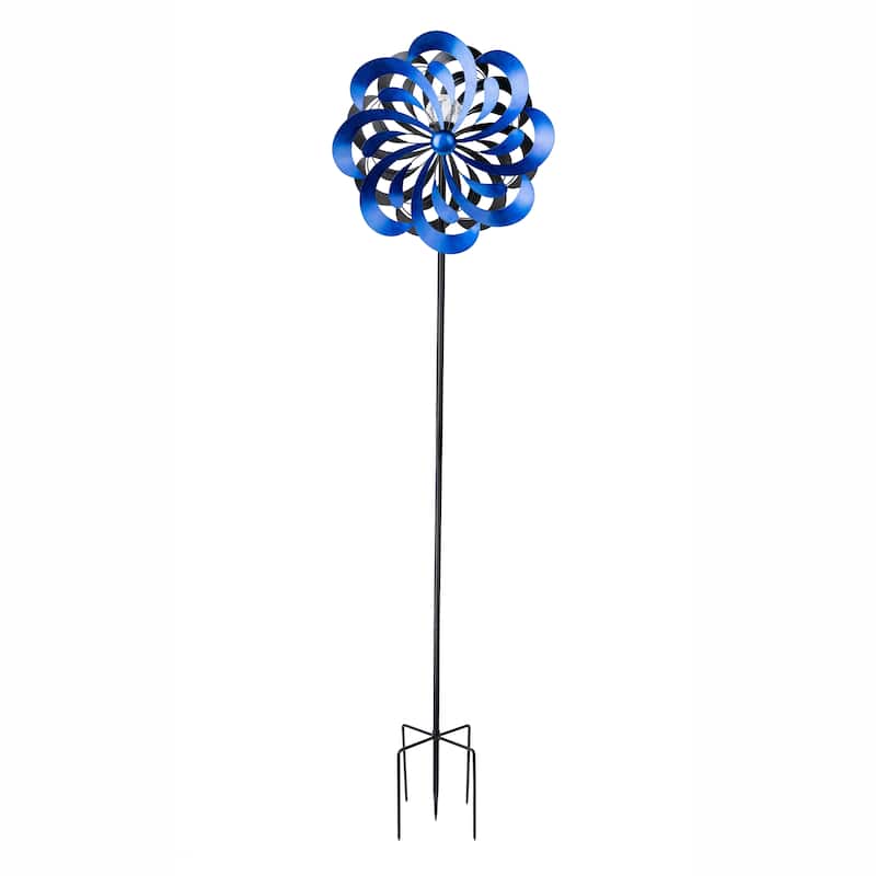 Teamson Home 18" dia. Solar Kinetic Windmill Spinner,