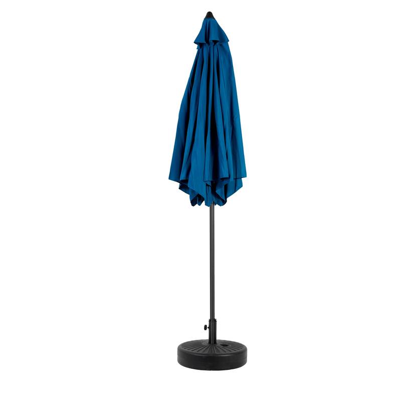 104" Patio Umbrella with Push Button Tilt,6 Ribs and Crank (No Base)