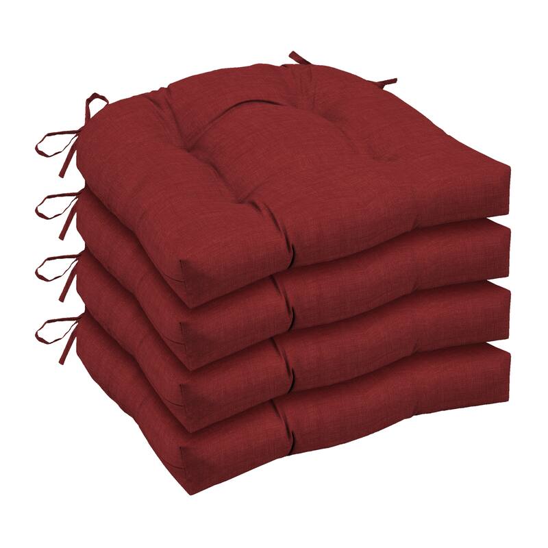 Arden Selections Patio Chair Cushion Set - 4 Count - Ruby Leala Texture