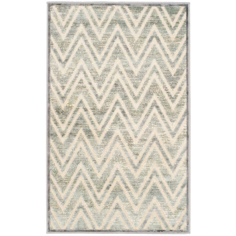 SAFAVIEH Paradise Darinka Modern Viscose Rug - 2'7" x 4' - Grey/Multi