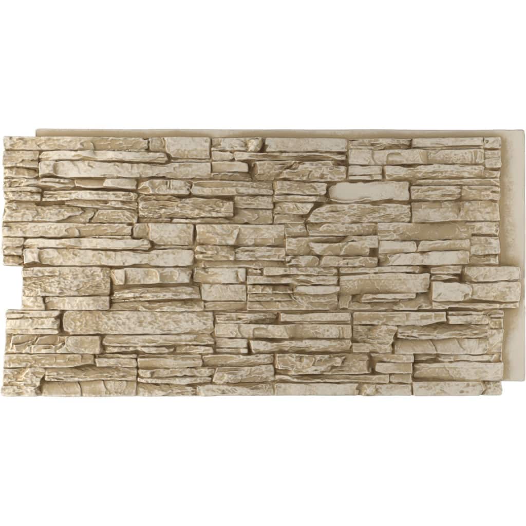 Canyon Ridge Stacked Stone, EverStone Faux Stone Siding Panel