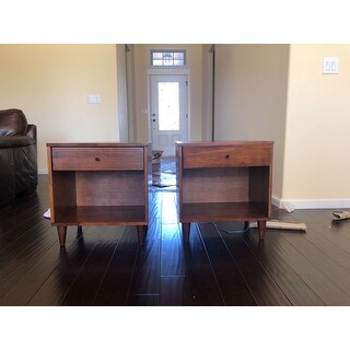 Strick & Bolton Vilas 1-drawer Nightstand