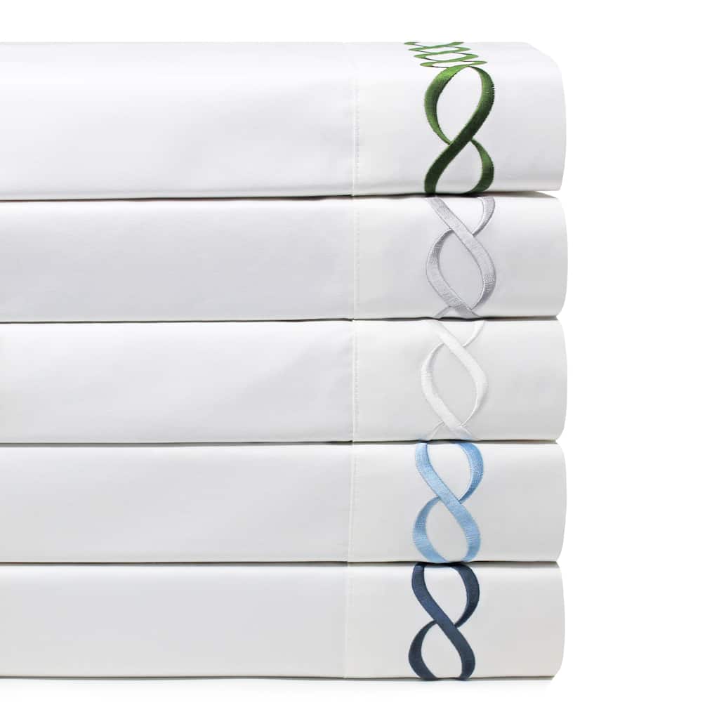 Home Sweet Home Collection 600 Thread Count Cotton Rope Embroidery Bed Sheet Set