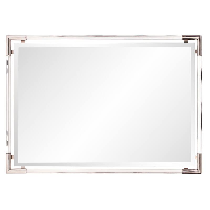 Allan Andrews Elsie Silver & Acrylic Decorative Wall Mirror