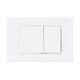 preview thumbnail 21 of 27, Swiss Madison Wall Mount Toilet Actuator Flush Push button Plate Matte White