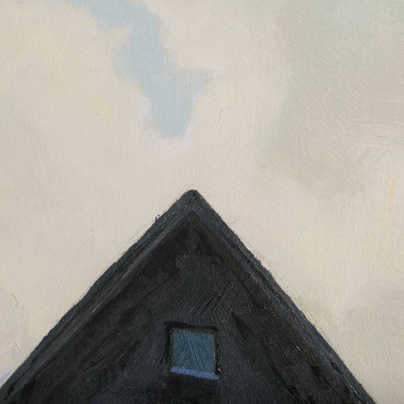 Lonely Landscape I (56 x 42 ) Canvas Art Print