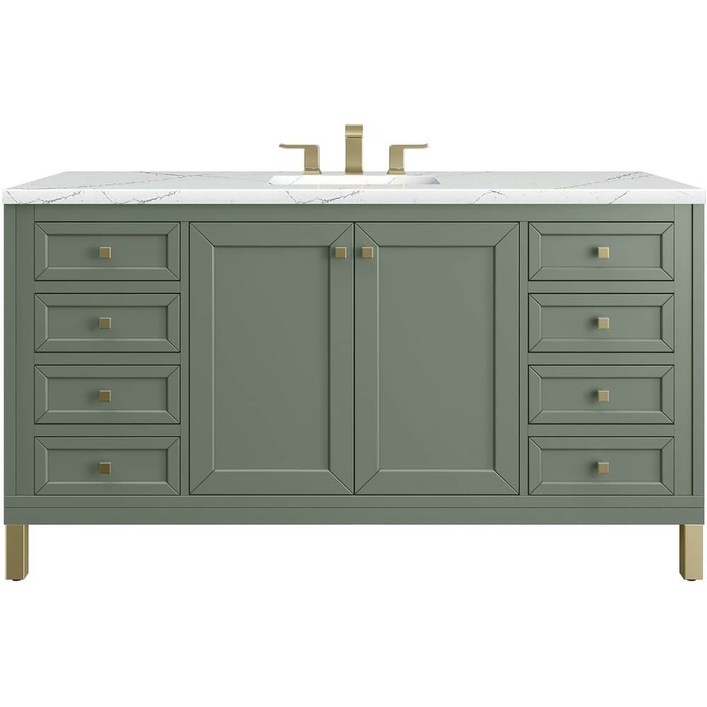 James Martin Vanities 503-V60S-3ENC Chicago 60" Free Standing Single