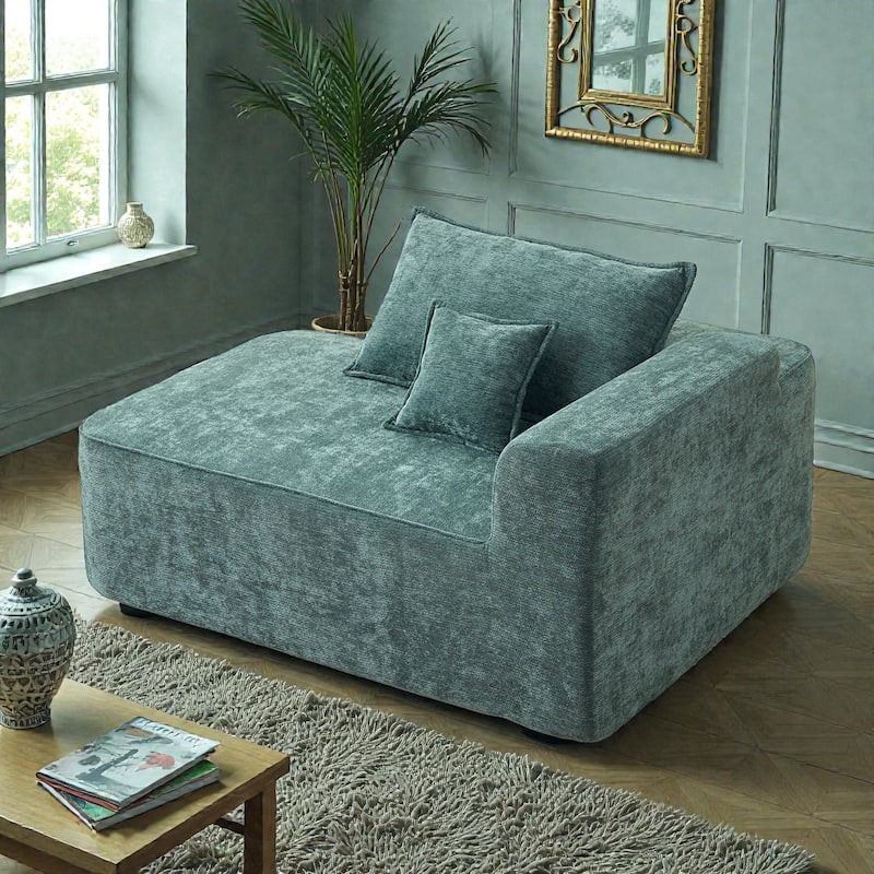 104 Inch L Shaped Sectional Sofa Cloud Couch with Chaise, Extra Deep Seat, No Assembly Modular Corner Sofa