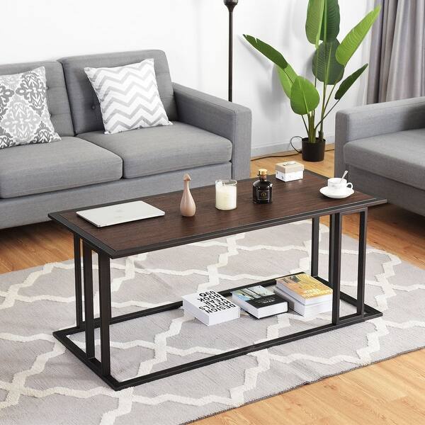 Shop Gymax Coffee Cocktail Accent End Table Side Sofa Living Room