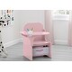 preview thumbnail 18 of 19, MySize Chair Desk with Storage Bin - Greenguard Gold Certified Pink