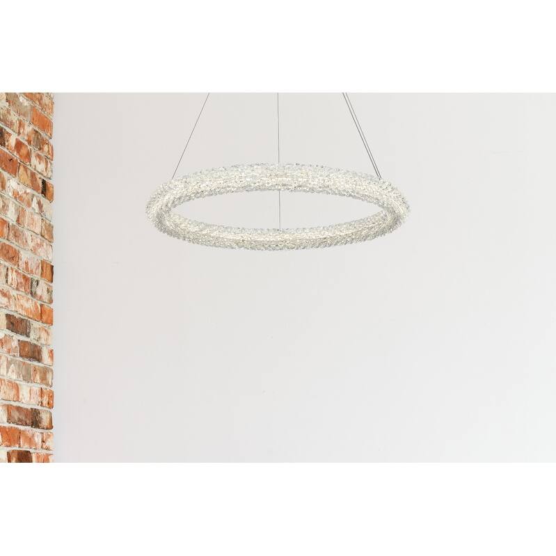 Indigo Home 26 inch Adjustable LED Chandelier