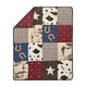 preview thumbnail 4 of 4, Brown Western Cowboy Boy Girl Neutral Sweet Jojo Designs 6p Crib Bedding + BreathableBaby Breathable Mesh Liner Horse