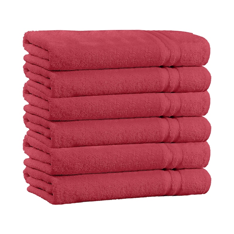 5-Pack 100% Cotton Extra Plush & Absorbent Bath Towels