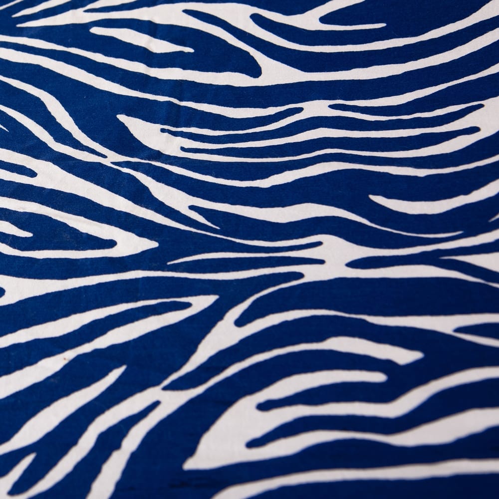 Rizzy Home Zebra Print Cotton Fitted Cribsheet - 28" X 52"