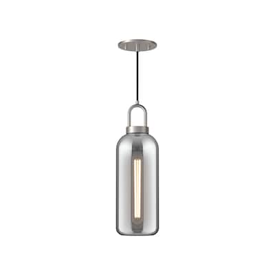 Alora Lighting PD401505SM Soji 5" Wide Mini Pendant with Smoked Glass