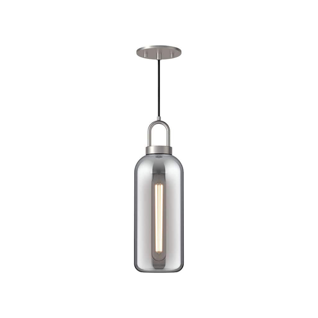 Alora Lighting PD401505SM Soji 5" Wide Mini Pendant with Smoked Glass