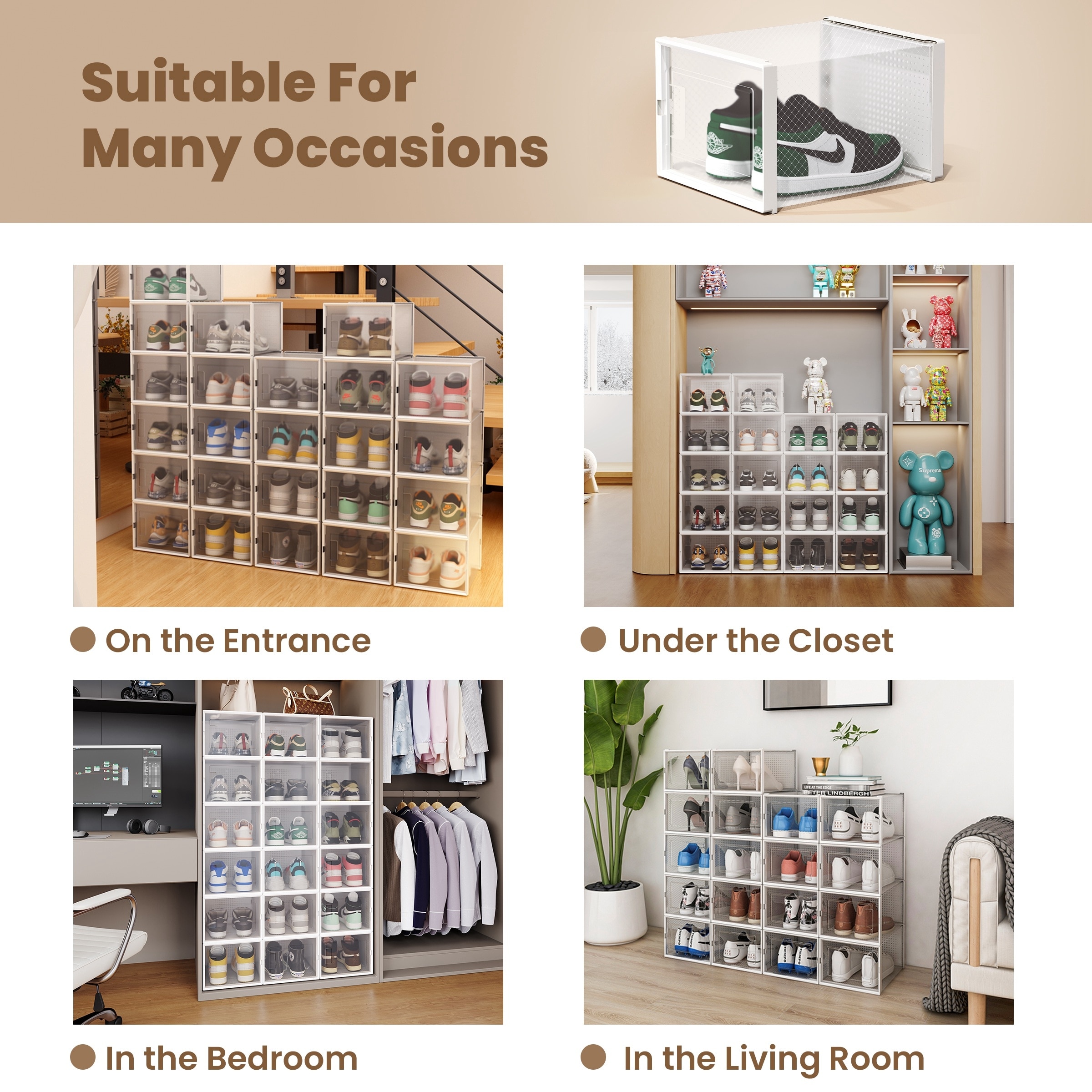 Bed bath and beyond shoe organizer hot sale