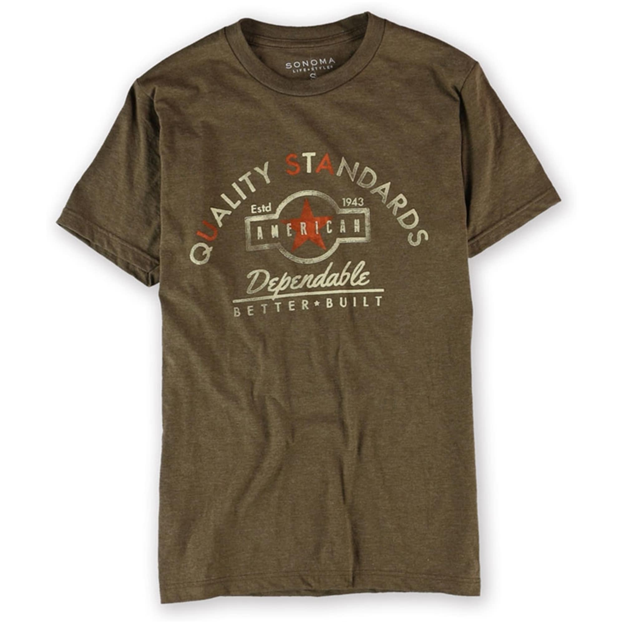 SONOMA life+style Mens Dependable American' Graphic T-Shirt