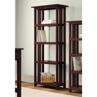Boutwell Classic Mission 4-shelf 60-inch H Bookcase