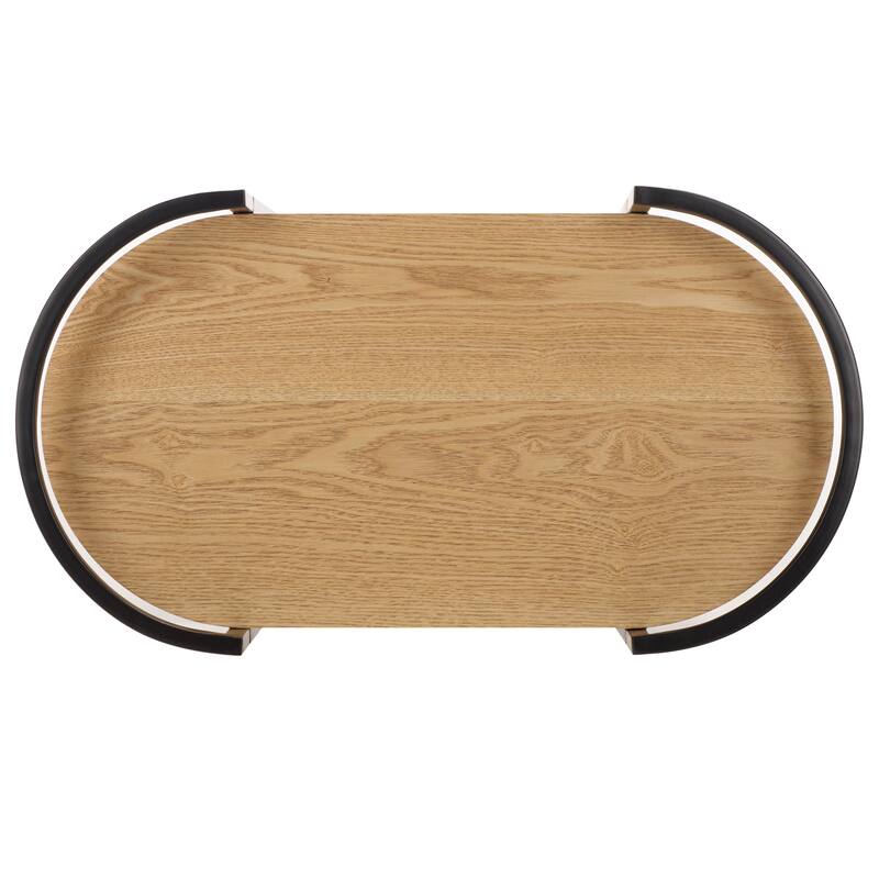 SAFAVIEH Home Inessa 2 Tier Bar Cart - 26"W x 14"D x 26"H