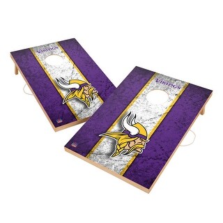 Vintage Minnesota Vikings NFL Regulation 2x4 Cornhole Set
