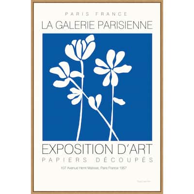 Fleurs de Matisse II by Mercedes Lopez Charro Framed Canvas Wall Art Print - Sylvie Maple