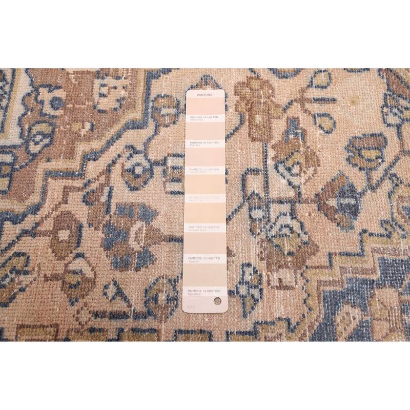 ECARPETGALLERY Hand-knotted Antalya Vintage Beige Wool Rug - 3'2 x 4'7