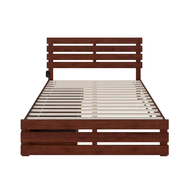 Oxford Bed with Footboard and USB Turbo Charger and 2 Storage Drawers
