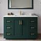 Option Green / Giotto Quartz Top / Brushed Gold Hardware