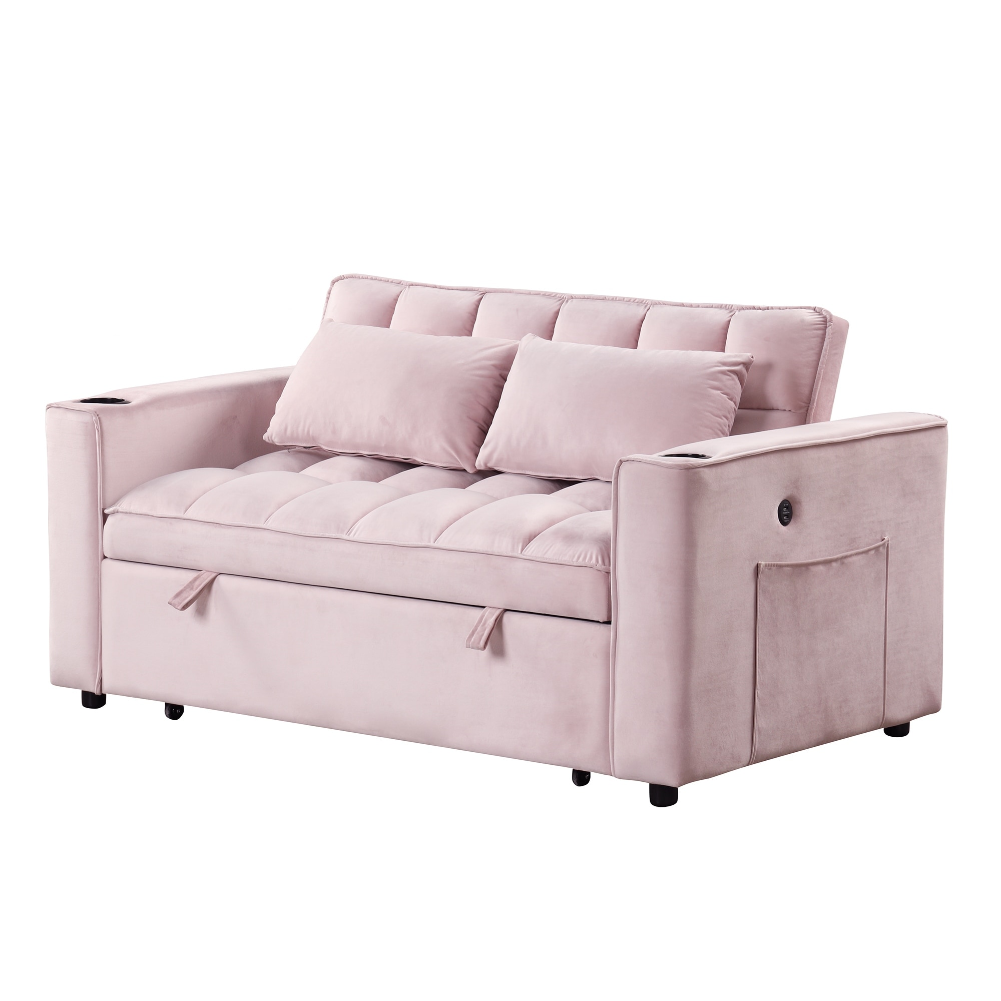 Comfortable hot sale pink couch