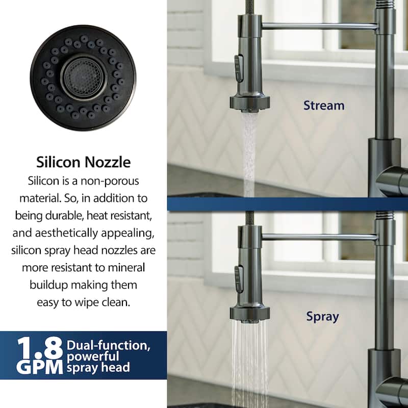Karran Loxton Touchless Single-Handle Pull-Down Sprayer Kitchen Faucet
