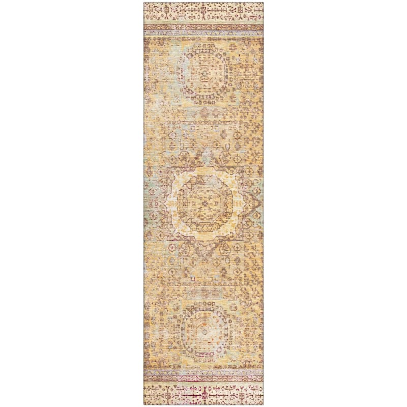 Premium Washable Super Soft Vintage Traditional Mayfield Rug