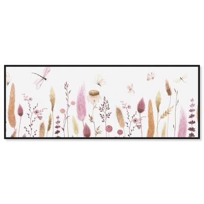 Harvest Dried Flowers Panoramic Canvas by Art Remedy