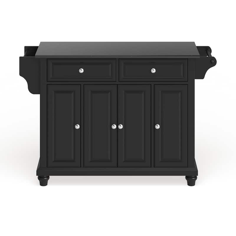 Crosley Cambridge Granite Top Full Size Kitchen Island/Cart - 18"d x 51.5"w x 36"h