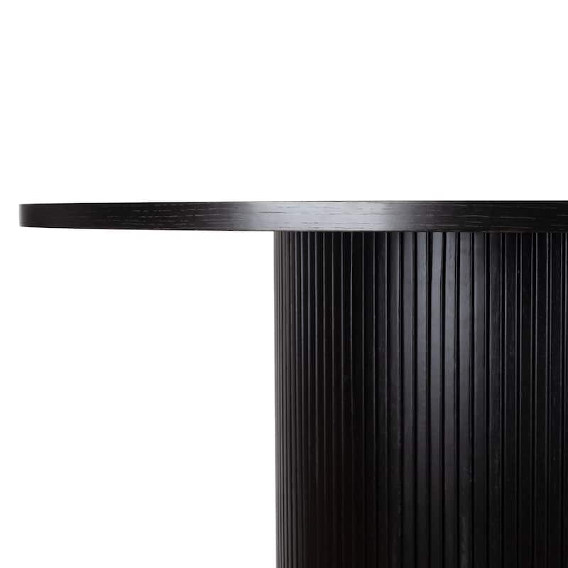 Round Fluted Pedestal Dining Table