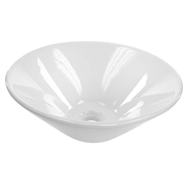 Nameeks Caracalla 16-5/9" Ceramic Vessel Bathroom Sink