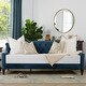preview thumbnail 65 of 103, Silver Orchid Performance Fabric Heston Upholstered Tufted Sofa Bed Satin Teal - Velvet - Twin