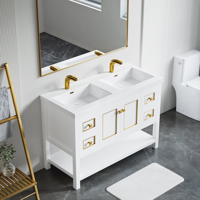 Davis 48" Double Bathroom Vanity Set