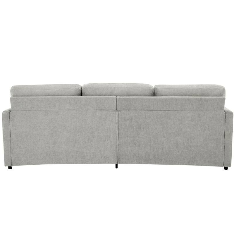 89" Oversized Chenille Cloud Comfy 3-seater Sofa