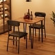 preview thumbnail 5 of 22, Dining Table Set of 2, Kitchen Table with Upholstered Chairs Dinning Table Set - 29.1x29.1x30in
