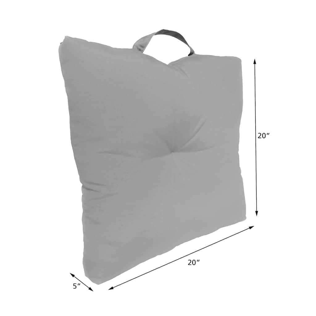 20" x 20" Outdoor Floor Cushion with Handle - 20'' L x 20'' W x 5'' H
