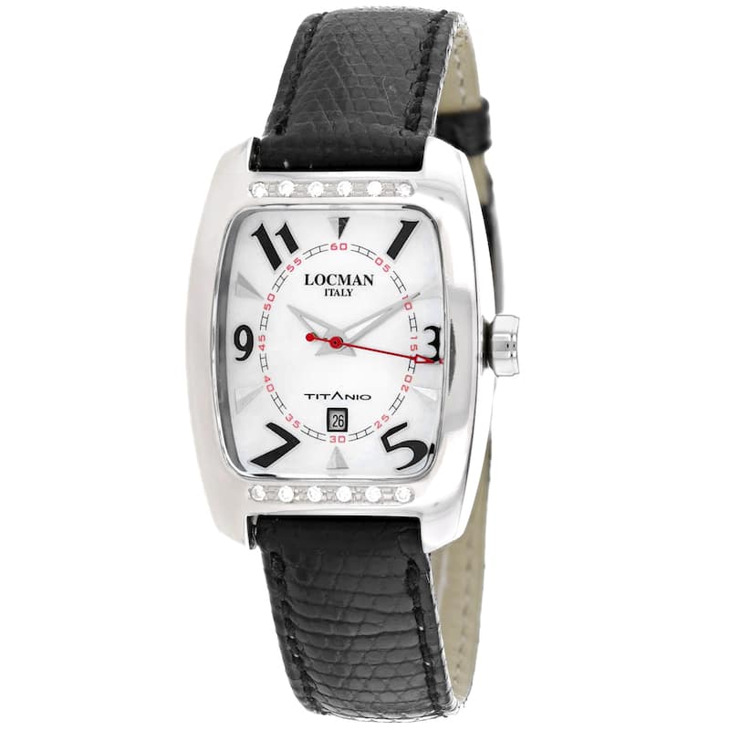 Locman Women's Diamond Classic White Dial Watch - 483F0MWN - 6 (36)