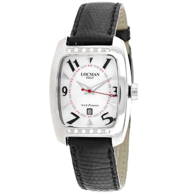 Locman Women's Diamond Classic White Dial Watch - 483F0MWN - 6 (36)